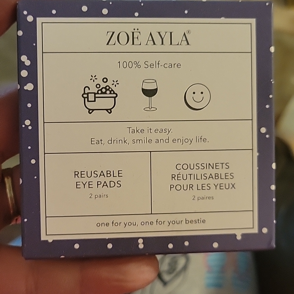 Zoe Ayla Reusable Eye Pads 2 Pairs per box